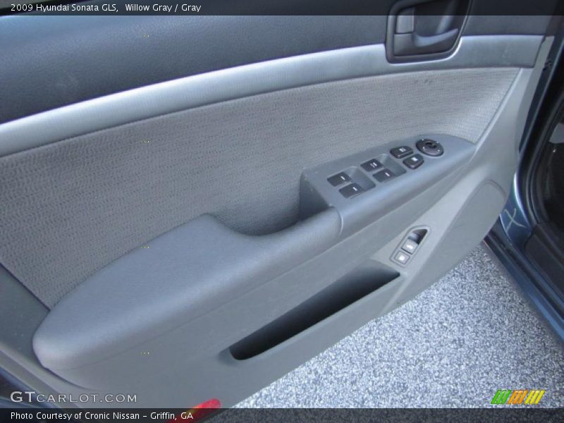 Willow Gray / Gray 2009 Hyundai Sonata GLS