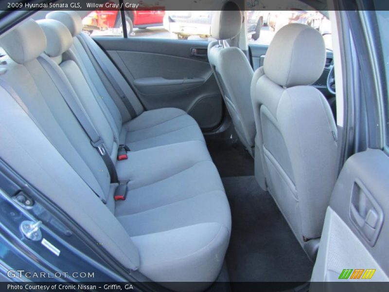 Willow Gray / Gray 2009 Hyundai Sonata GLS