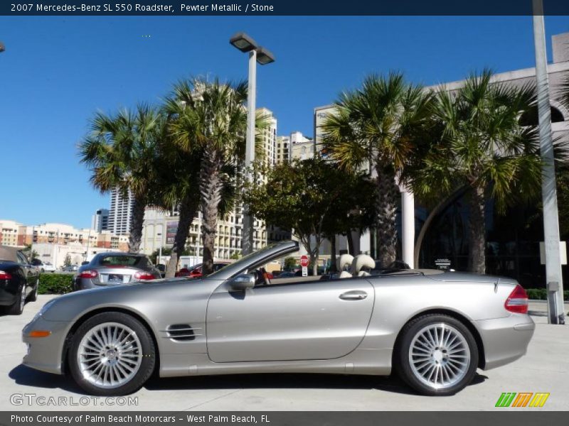  2007 SL 550 Roadster Pewter Metallic