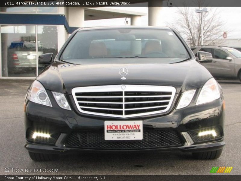 Black / Natural Beige/Black 2011 Mercedes-Benz E 350 4Matic Sedan