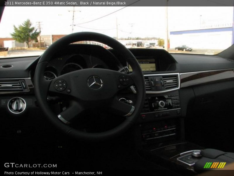 Black / Natural Beige/Black 2011 Mercedes-Benz E 350 4Matic Sedan