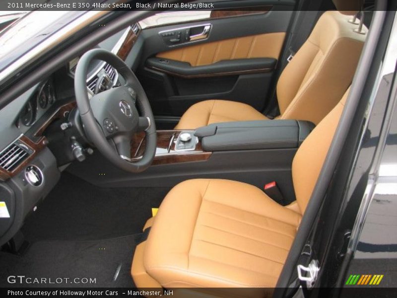Black / Natural Beige/Black 2011 Mercedes-Benz E 350 4Matic Sedan