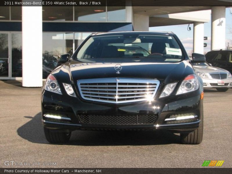 Black / Black 2011 Mercedes-Benz E 350 4Matic Sedan