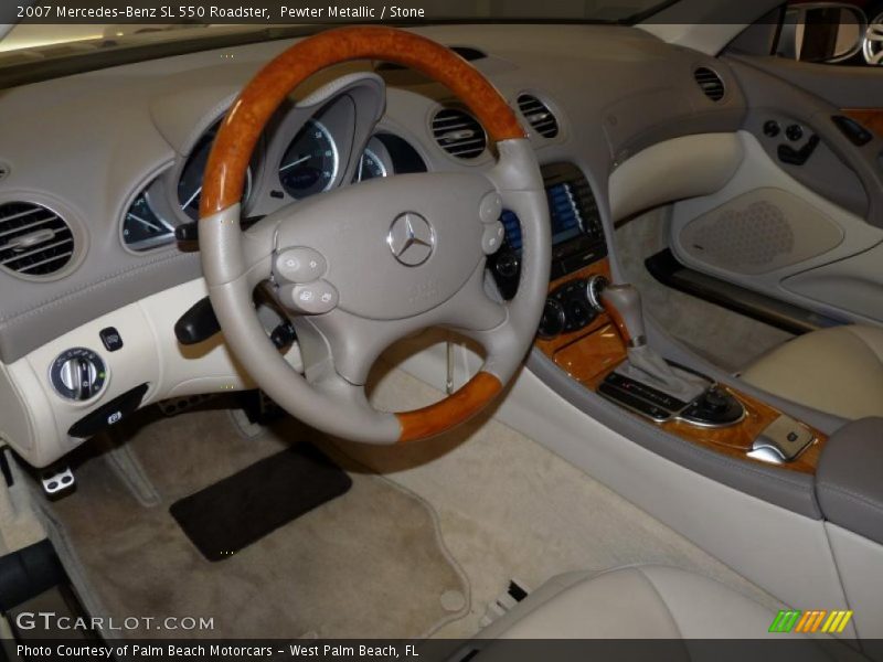  2007 SL 550 Roadster Stone Interior