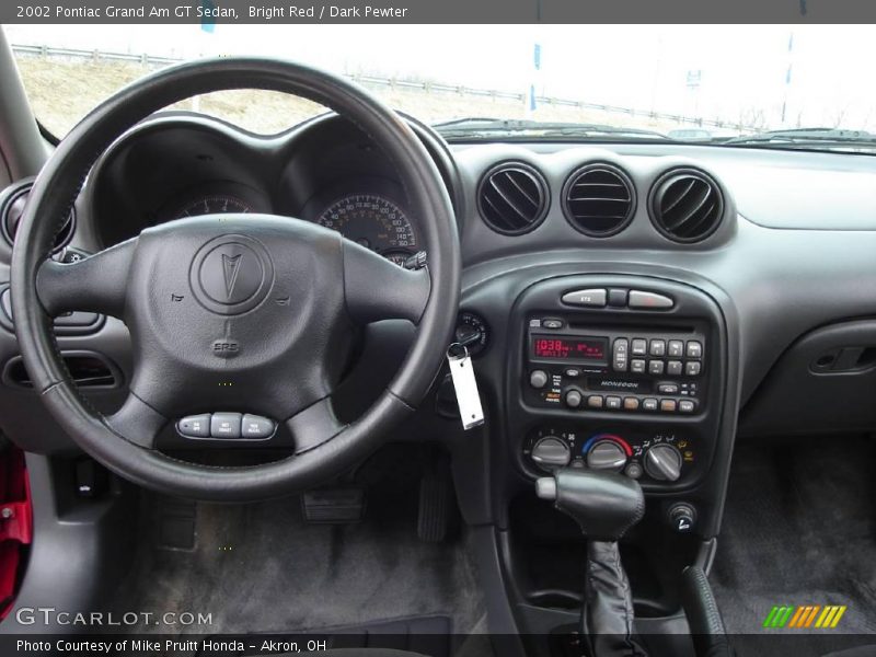 Bright Red / Dark Pewter 2002 Pontiac Grand Am GT Sedan