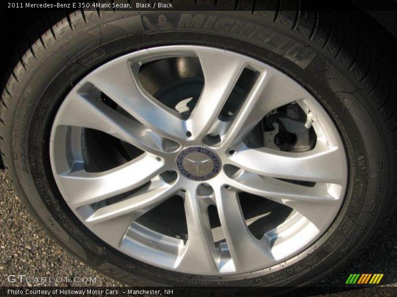 Black / Black 2011 Mercedes-Benz E 350 4Matic Sedan