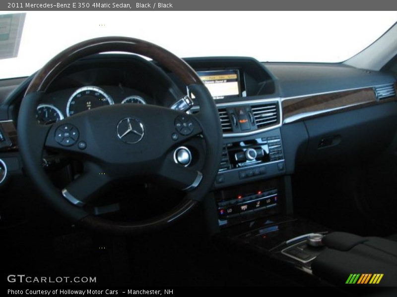 Black / Black 2011 Mercedes-Benz E 350 4Matic Sedan