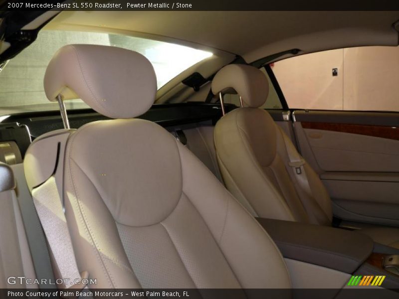 Pewter Metallic / Stone 2007 Mercedes-Benz SL 550 Roadster