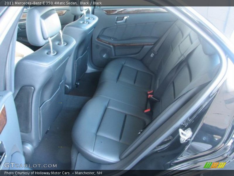 Black / Black 2011 Mercedes-Benz E 350 4Matic Sedan