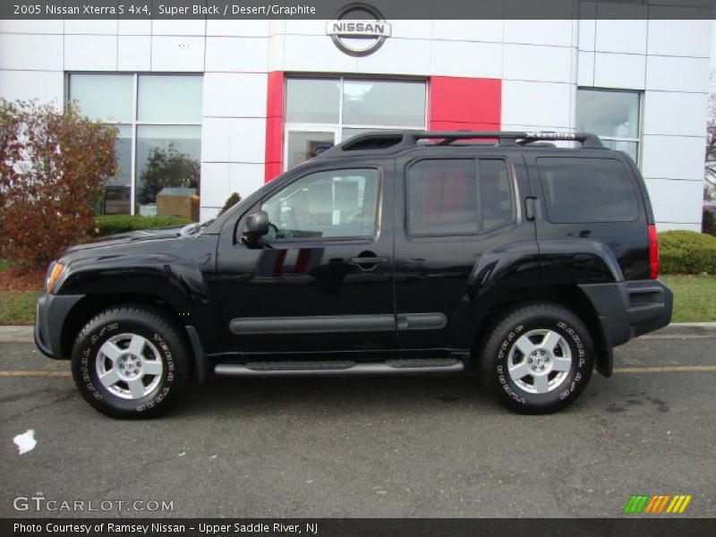 Super Black / Desert/Graphite 2005 Nissan Xterra S 4x4