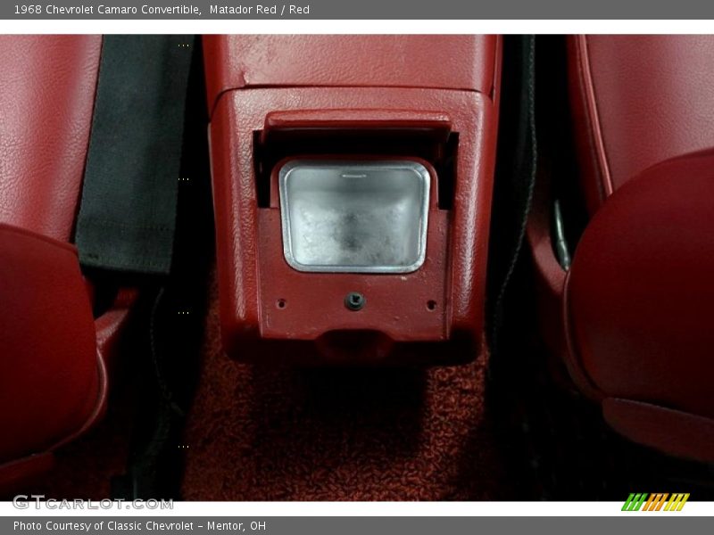  1968 Camaro Convertible Red Interior