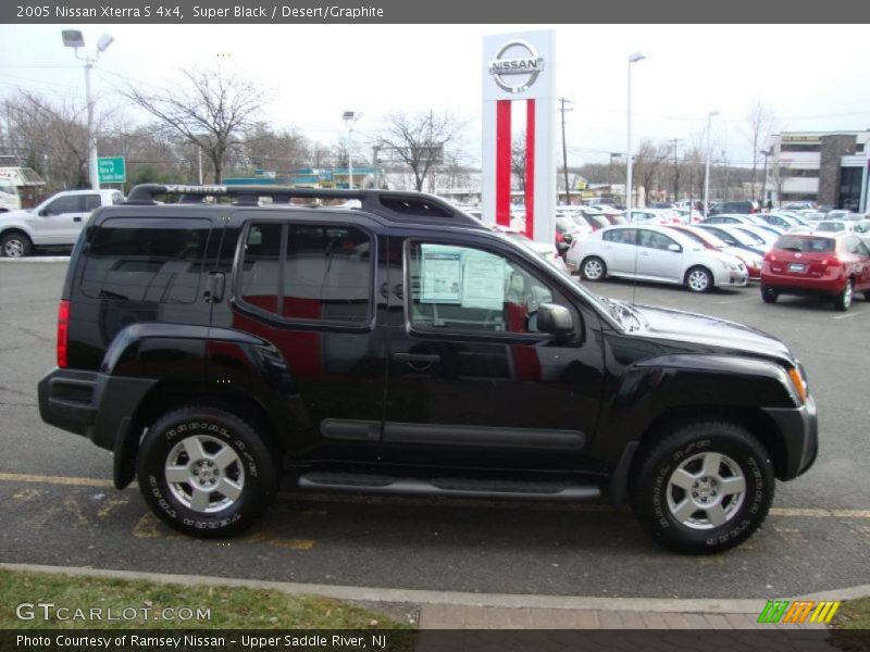 Super Black / Desert/Graphite 2005 Nissan Xterra S 4x4