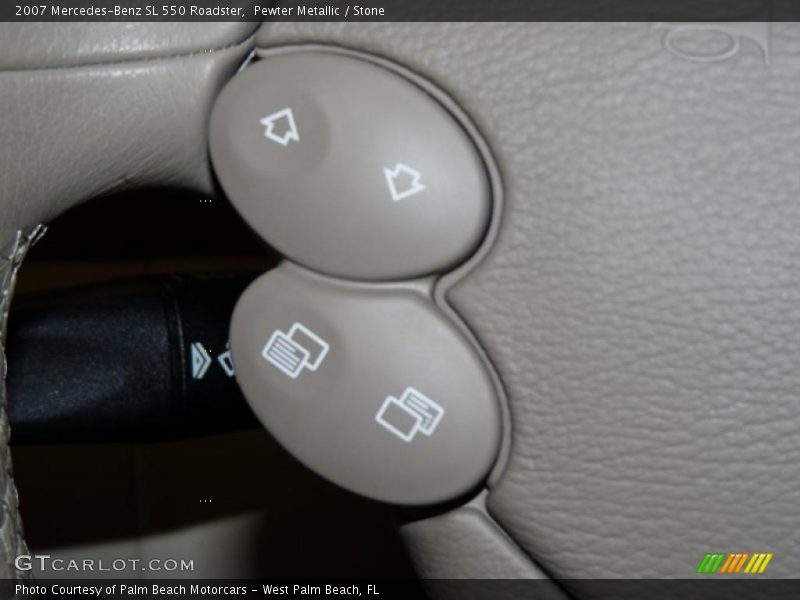 Pewter Metallic / Stone 2007 Mercedes-Benz SL 550 Roadster