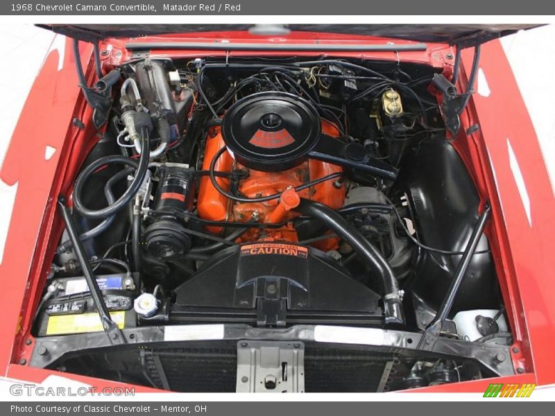  1968 Camaro Convertible Engine - 327 cid Turbo-Fire OHV 16-Valve V8