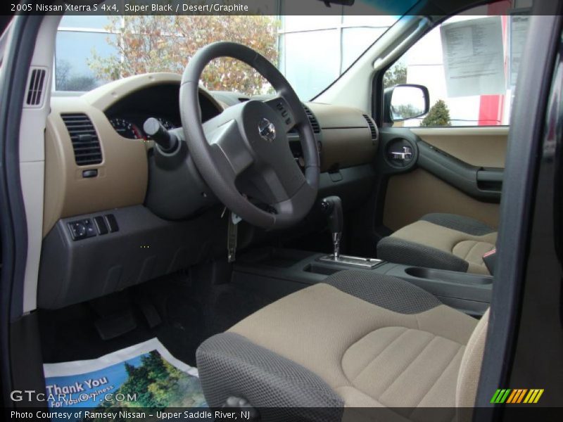 Super Black / Desert/Graphite 2005 Nissan Xterra S 4x4