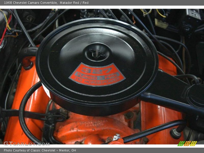  1968 Camaro Convertible Engine - 327 cid Turbo-Fire OHV 16-Valve V8