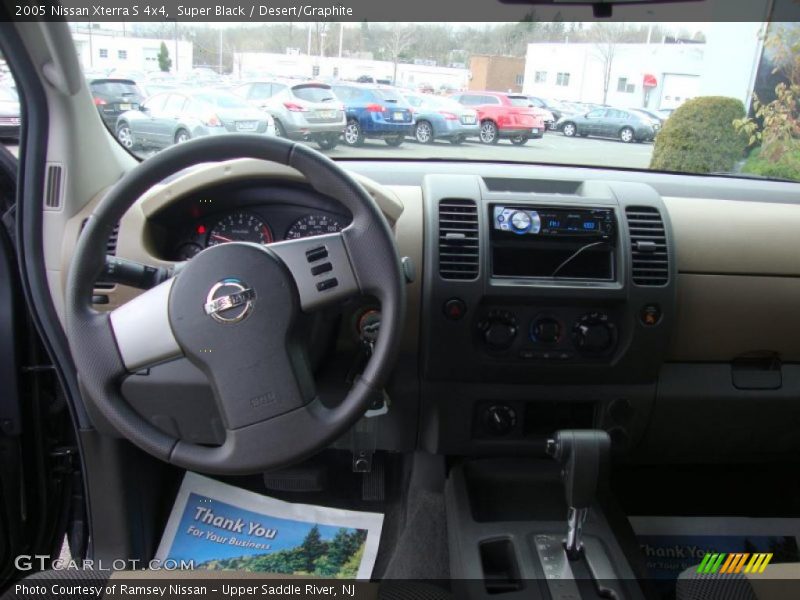 Super Black / Desert/Graphite 2005 Nissan Xterra S 4x4