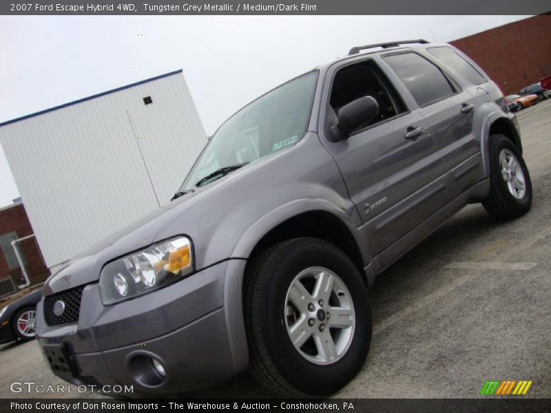 Tungsten Grey Metallic / Medium/Dark Flint 2007 Ford Escape Hybrid 4WD