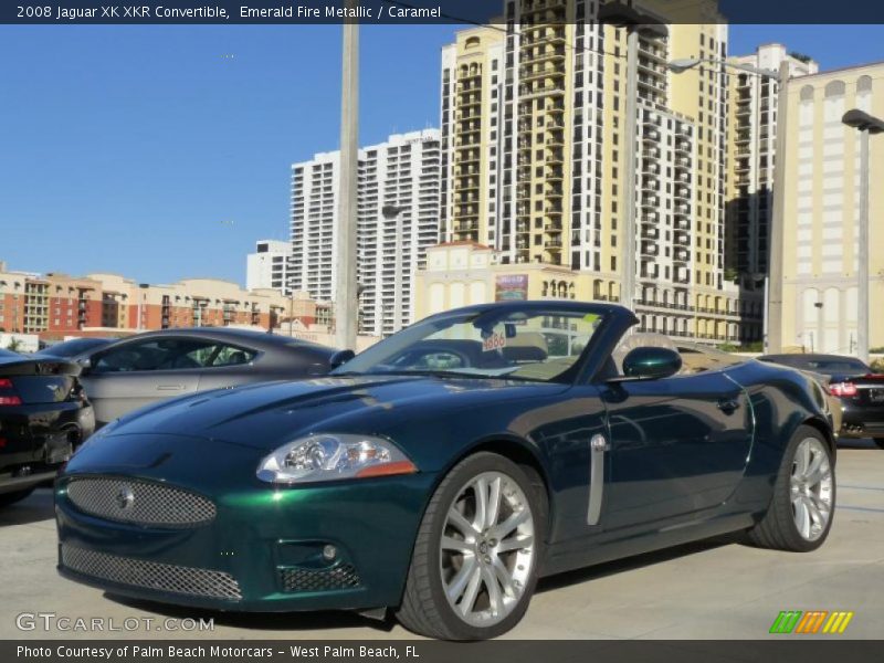 Front 3/4 View of 2008 XK XKR Convertible