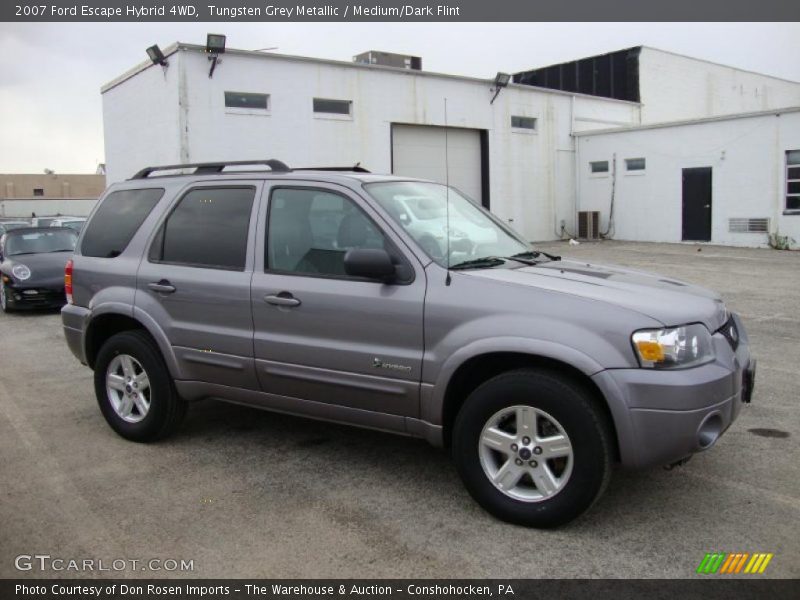 Tungsten Grey Metallic / Medium/Dark Flint 2007 Ford Escape Hybrid 4WD