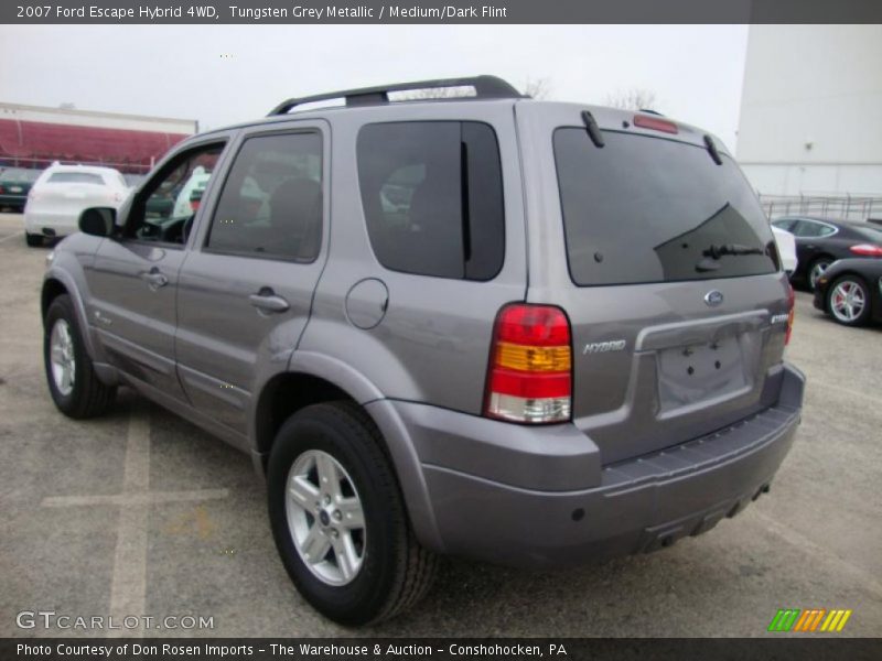 Tungsten Grey Metallic / Medium/Dark Flint 2007 Ford Escape Hybrid 4WD