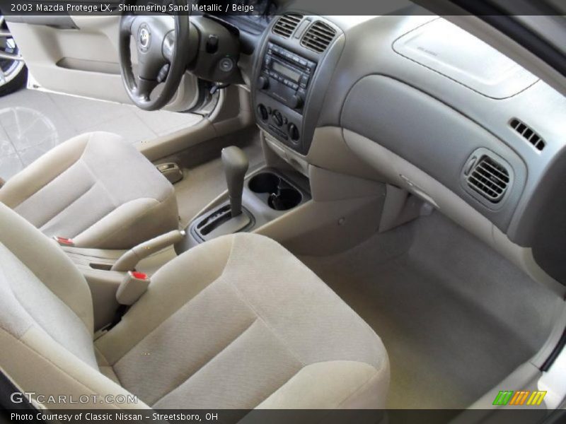  2003 Protege LX Beige Interior