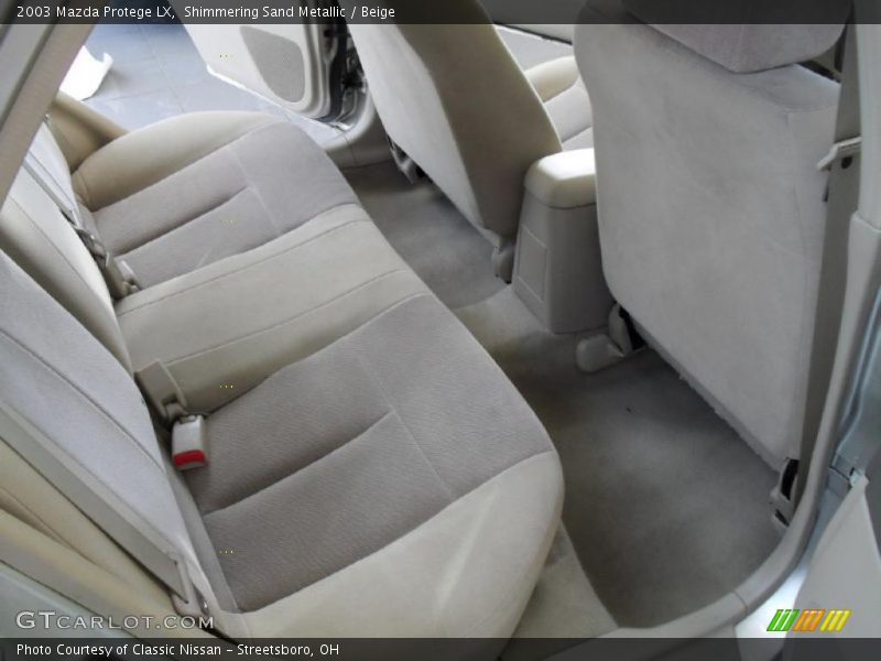  2003 Protege LX Beige Interior