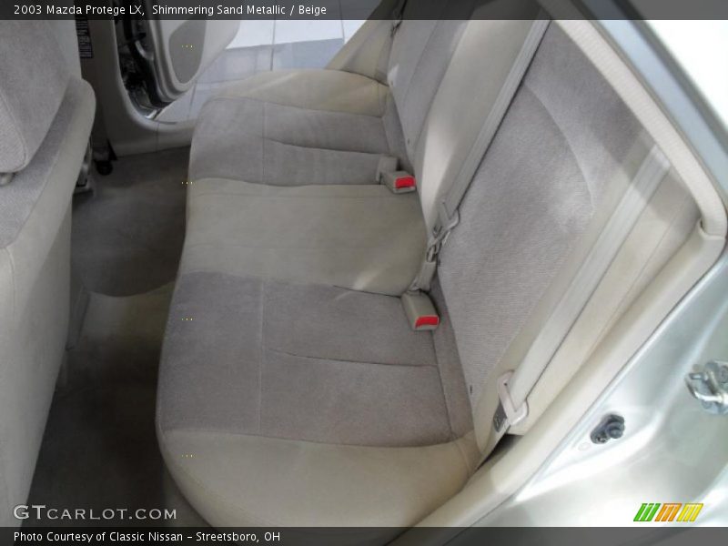 Shimmering Sand Metallic / Beige 2003 Mazda Protege LX