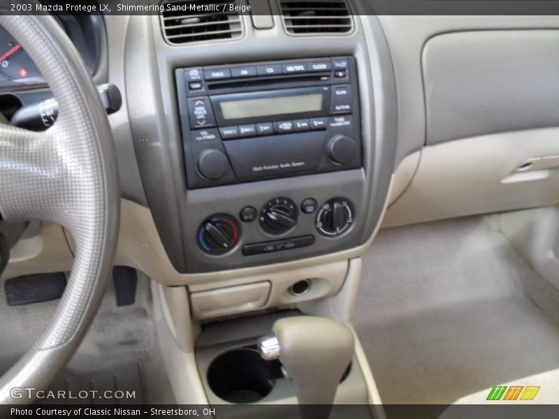 Controls of 2003 Protege LX