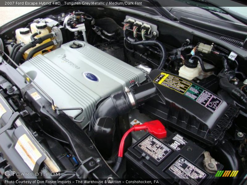  2007 Escape Hybrid 4WD Engine - 2.3 Liter DOHC 16-Valve Duratec 4 Cylinder Gasoline/Electric Hybrid