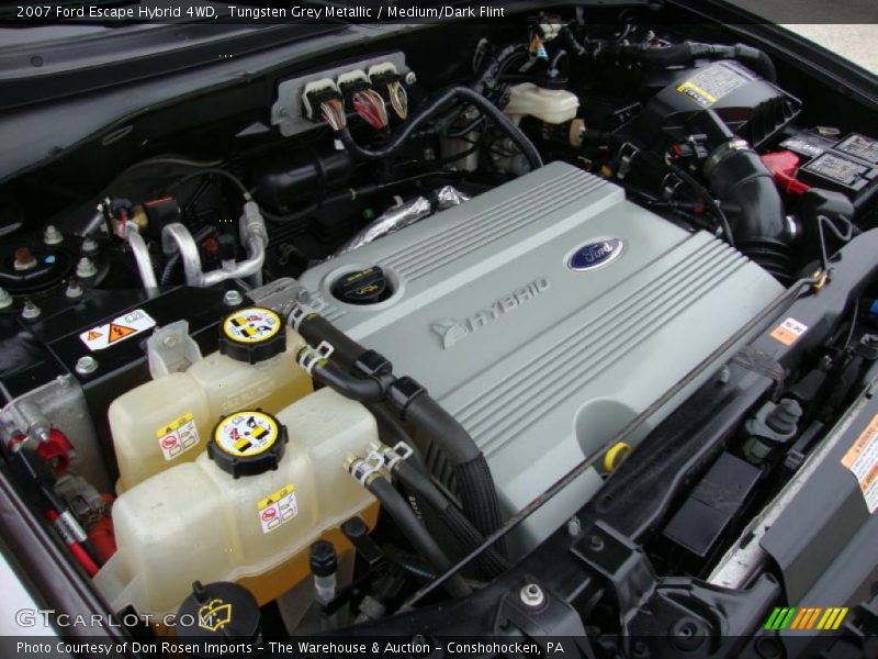  2007 Escape Hybrid 4WD Engine - 2.3 Liter DOHC 16-Valve Duratec 4 Cylinder Gasoline/Electric Hybrid