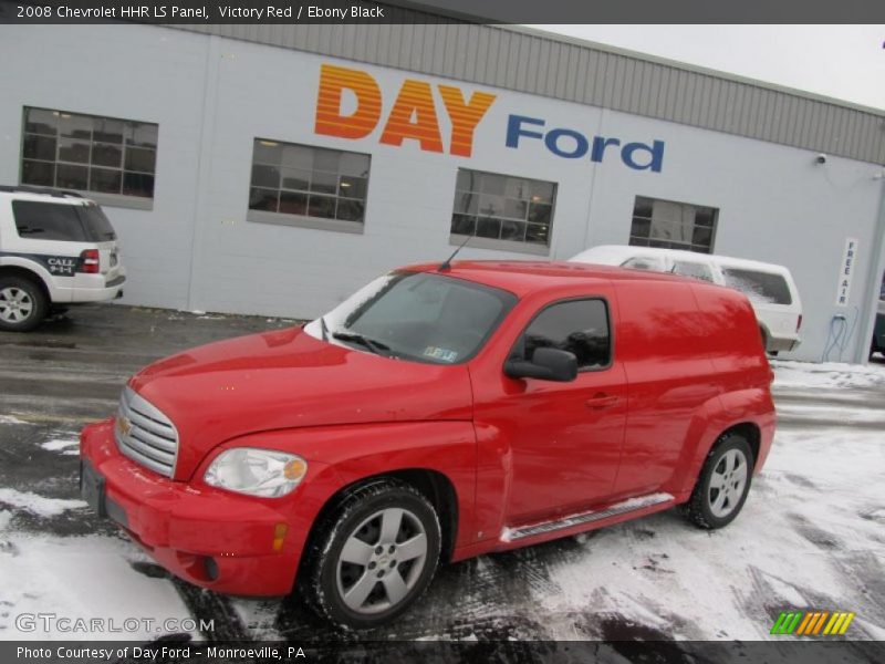 Victory Red / Ebony Black 2008 Chevrolet HHR LS Panel