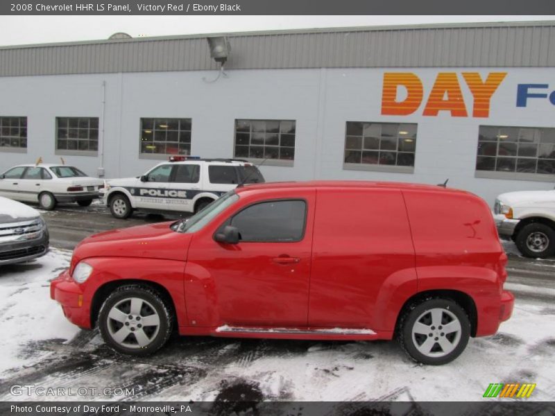 Victory Red / Ebony Black 2008 Chevrolet HHR LS Panel