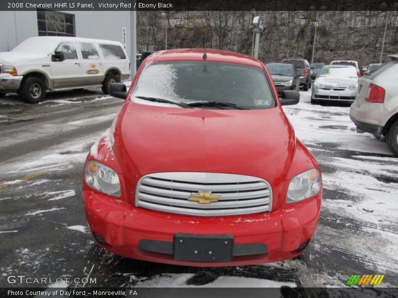 Victory Red / Ebony Black 2008 Chevrolet HHR LS Panel