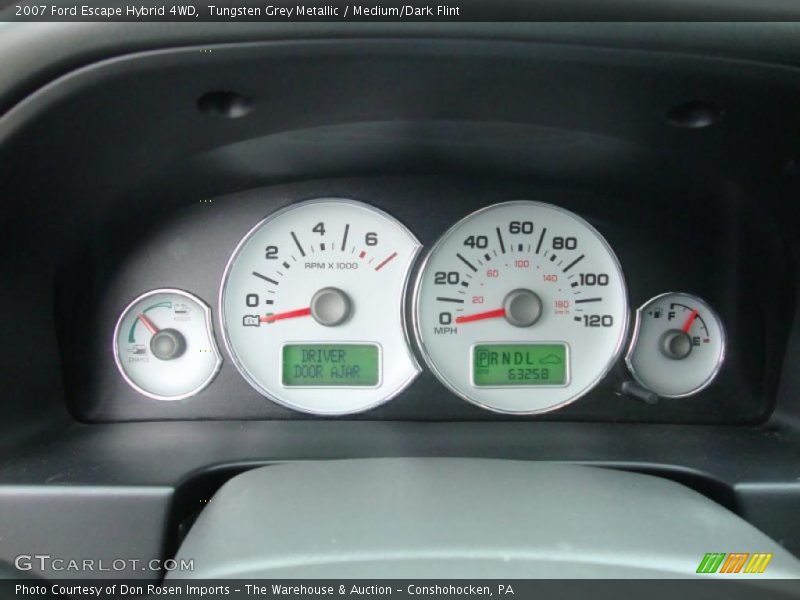  2007 Escape Hybrid 4WD Hybrid 4WD Gauges