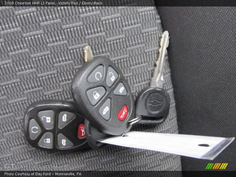 Victory Red / Ebony Black 2008 Chevrolet HHR LS Panel