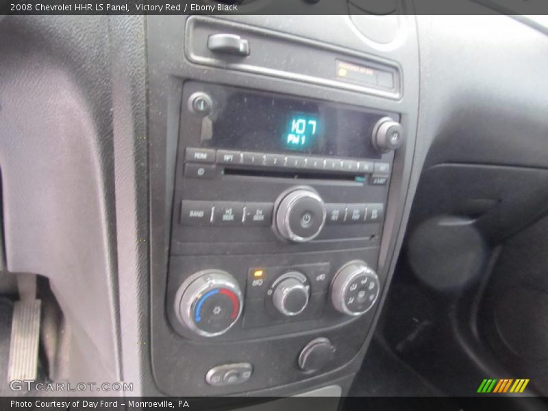 Victory Red / Ebony Black 2008 Chevrolet HHR LS Panel