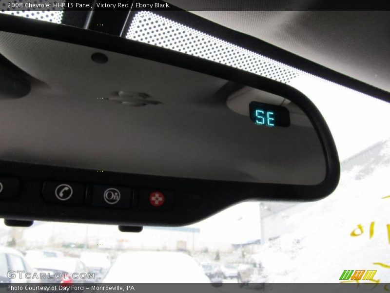 Victory Red / Ebony Black 2008 Chevrolet HHR LS Panel