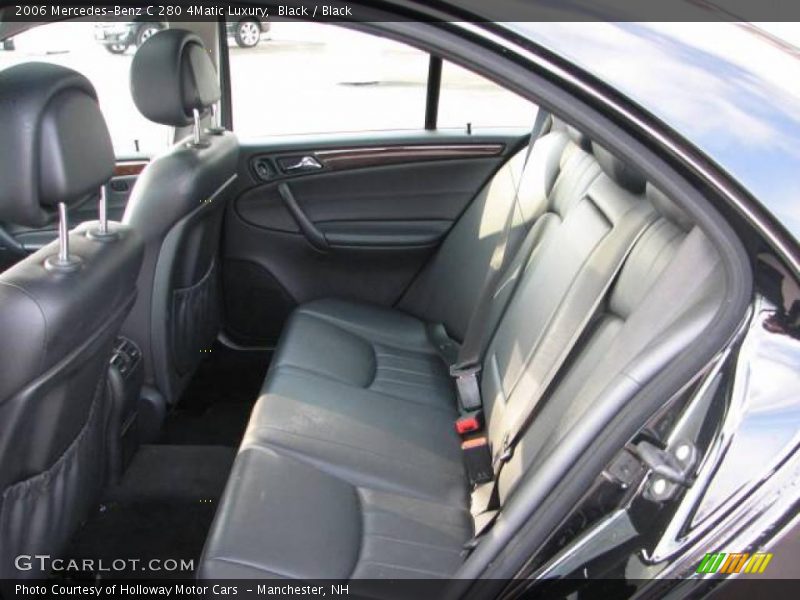 Black / Black 2006 Mercedes-Benz C 280 4Matic Luxury