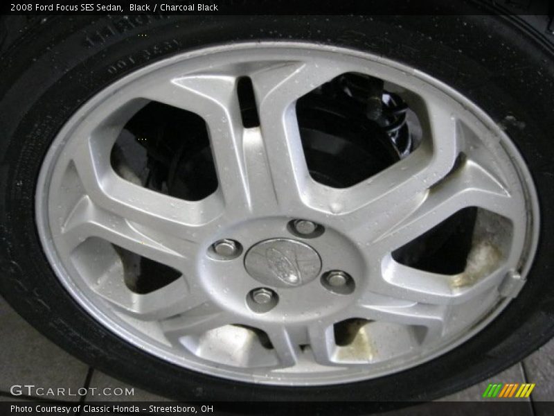 Black / Charcoal Black 2008 Ford Focus SES Sedan