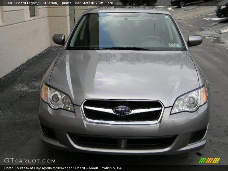 Quartz Silver Metallic / Off Black 2008 Subaru Legacy 2.5i Sedan