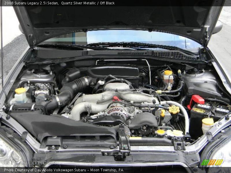Quartz Silver Metallic / Off Black 2008 Subaru Legacy 2.5i Sedan