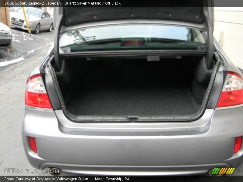 Quartz Silver Metallic / Off Black 2008 Subaru Legacy 2.5i Sedan