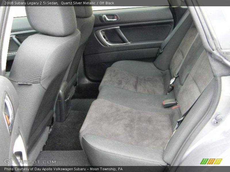 Quartz Silver Metallic / Off Black 2008 Subaru Legacy 2.5i Sedan