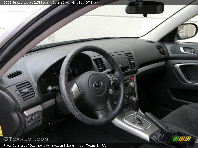 Quartz Silver Metallic / Off Black 2008 Subaru Legacy 2.5i Sedan
