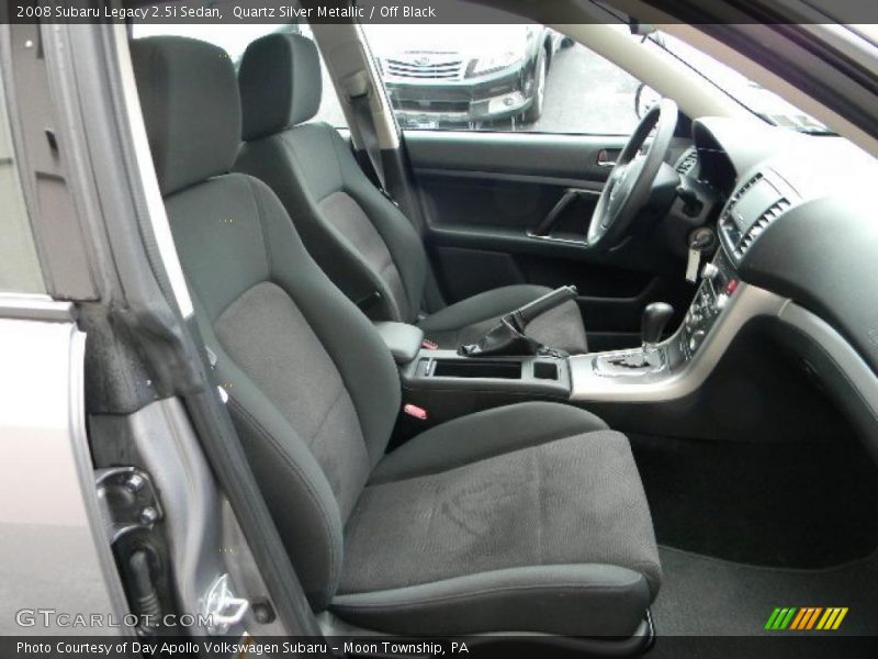 Quartz Silver Metallic / Off Black 2008 Subaru Legacy 2.5i Sedan