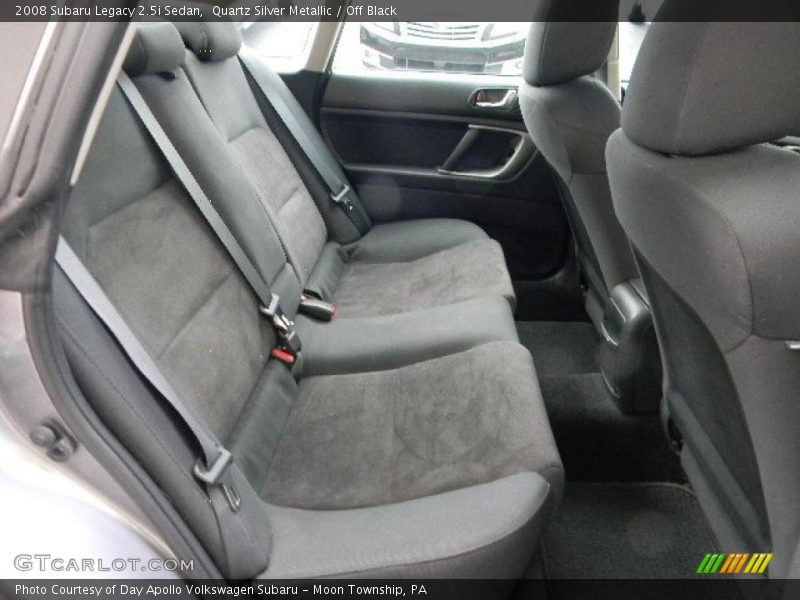Quartz Silver Metallic / Off Black 2008 Subaru Legacy 2.5i Sedan
