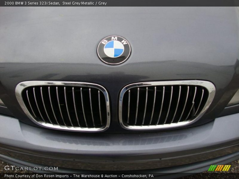 Steel Grey Metallic / Grey 2000 BMW 3 Series 323i Sedan