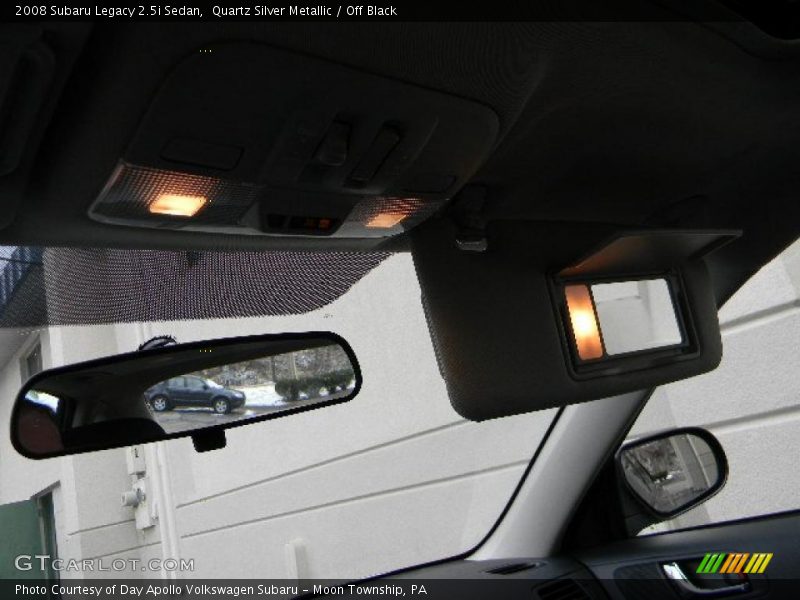 Quartz Silver Metallic / Off Black 2008 Subaru Legacy 2.5i Sedan