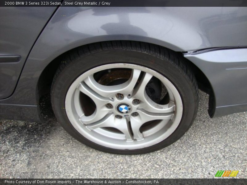 Steel Grey Metallic / Grey 2000 BMW 3 Series 323i Sedan